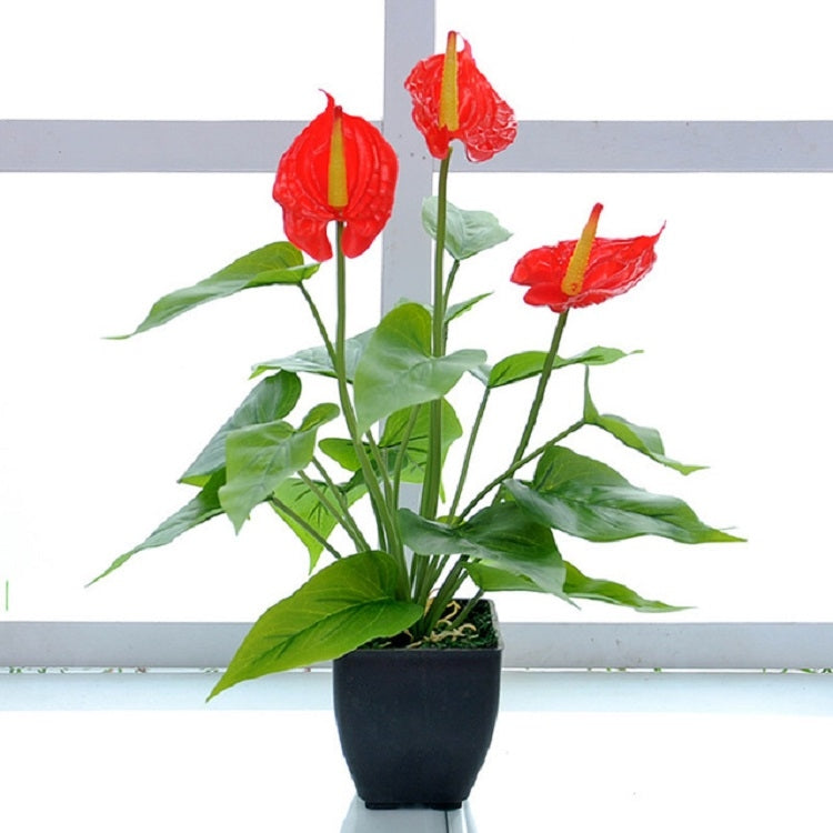 Artificial Flower Calla Plant Potted Home Decoration Green Plant