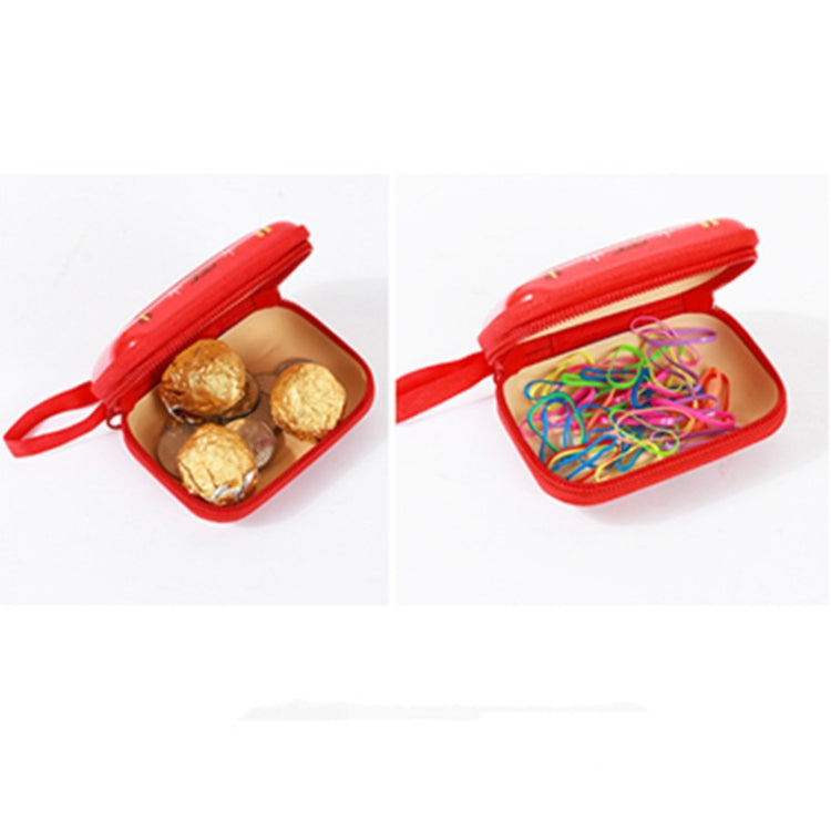 Christmas Cartoon Coin Purse Creative Square Storage Box Key Case, Type 1, Type 3, Type 4, Type 5, Type 6, Type 2