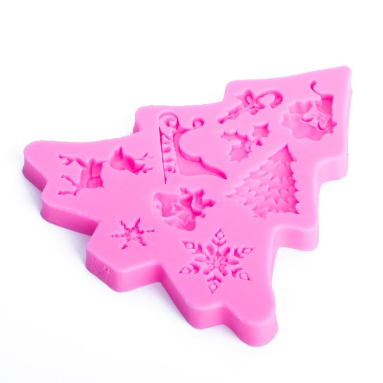 Christmas Tree Fondant Silicone Mold Cake Chocolate Biscuit Decoration Tool