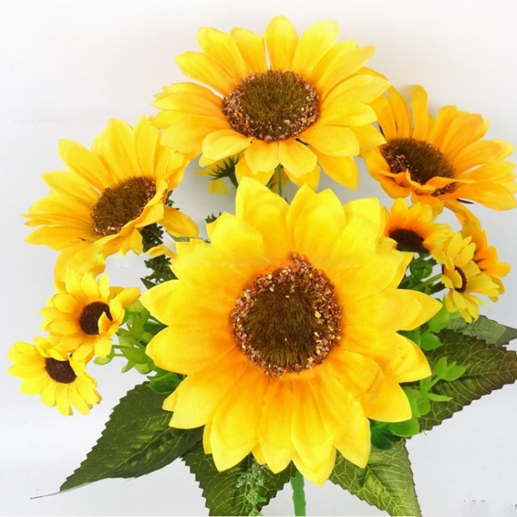 2 PCS Creative Elegant Artificial Bouquet Sunflower Wedding Party Decoration