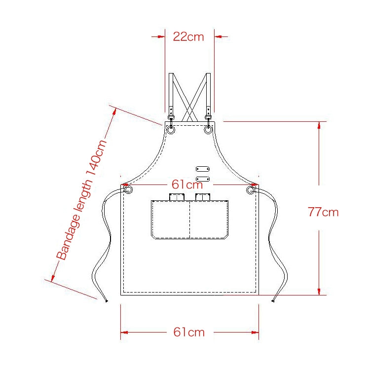 Barista Hairdresser Apron Florist Restaurant Bar Work Clothes