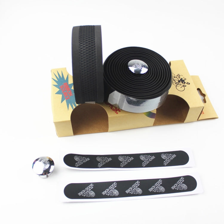 PROMEND Road Bike Handlebar Embossed Hollow Breathable Sweat-absorbent Anti-slip Tape