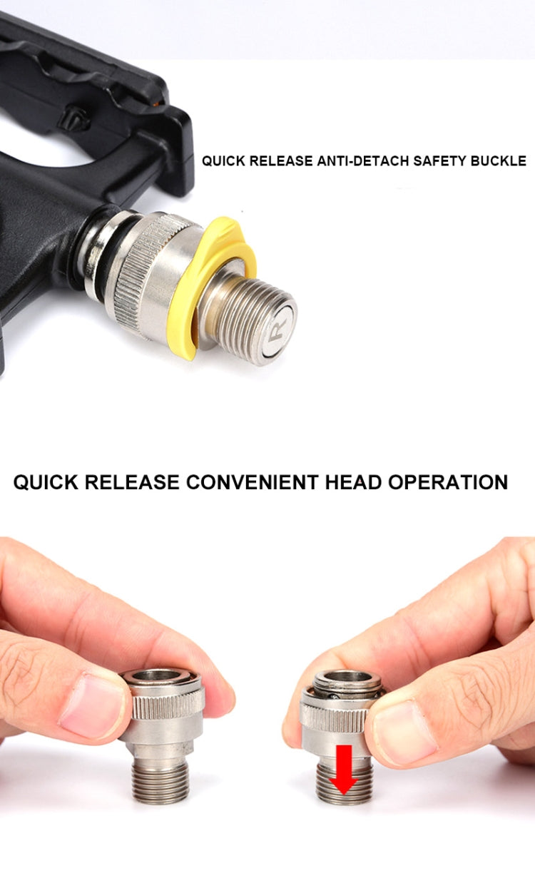 PROMEND Quick Release Ultralight  Aluminium Alloy Bearing Bike Pedals