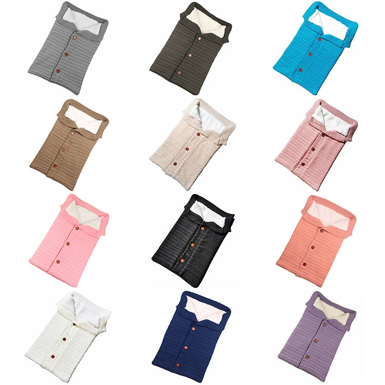 Warm Soft Cotton Knitting Envelope Newborn Baby Sleeping Bag