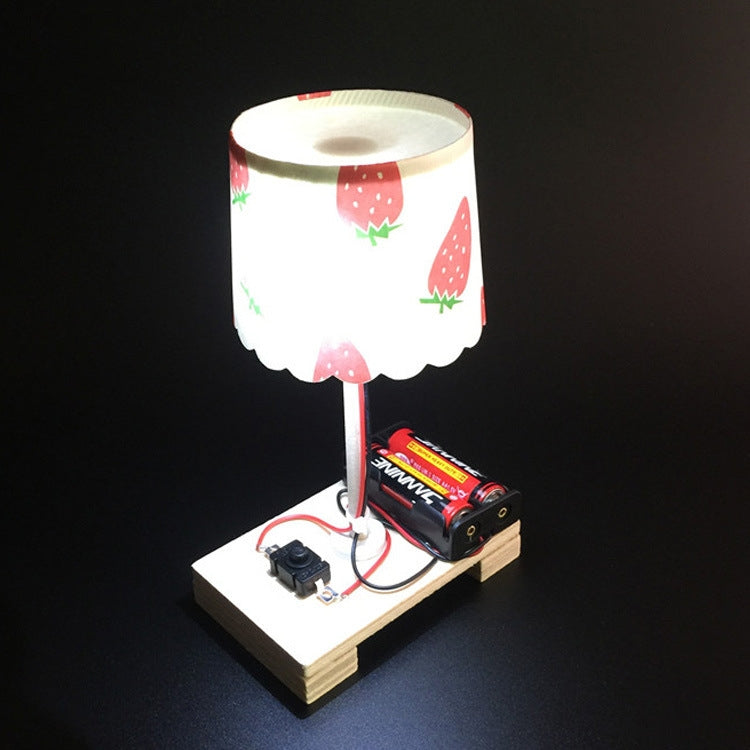 Creative DIY Small Table Lamp Technology Small Production Primary School Students Manual Materials Science Experiment