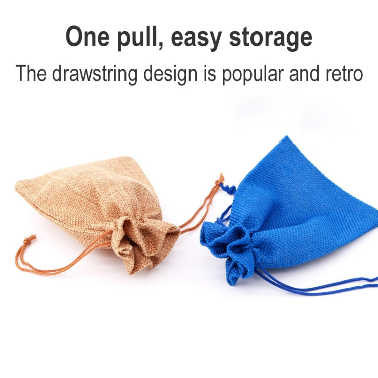 50 PCS Multi size Linen Jute Drawstring Gift Bags Sacks Wedding Birthday Party Favors Drawstring Gift Bags