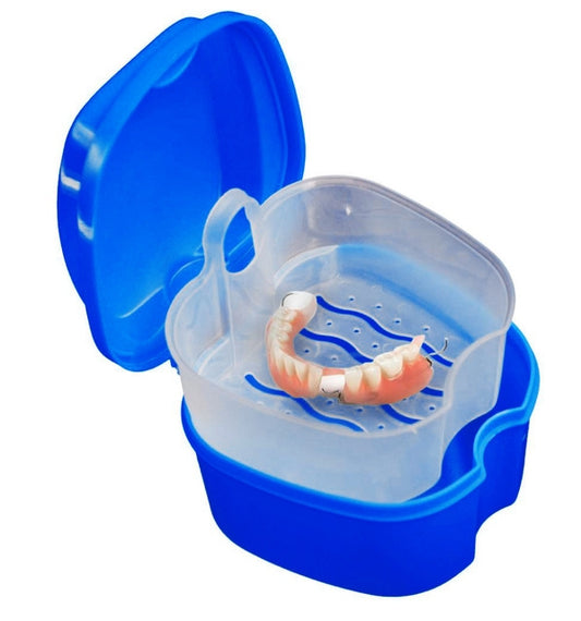 Cleaning Teeth Case Dental False Teeth Storage Box