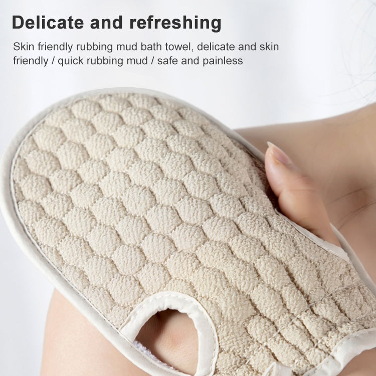 Bath Body Shower Gloves Skin Exfoliating SPA Massage Mitt Lattice Particles Washcloth