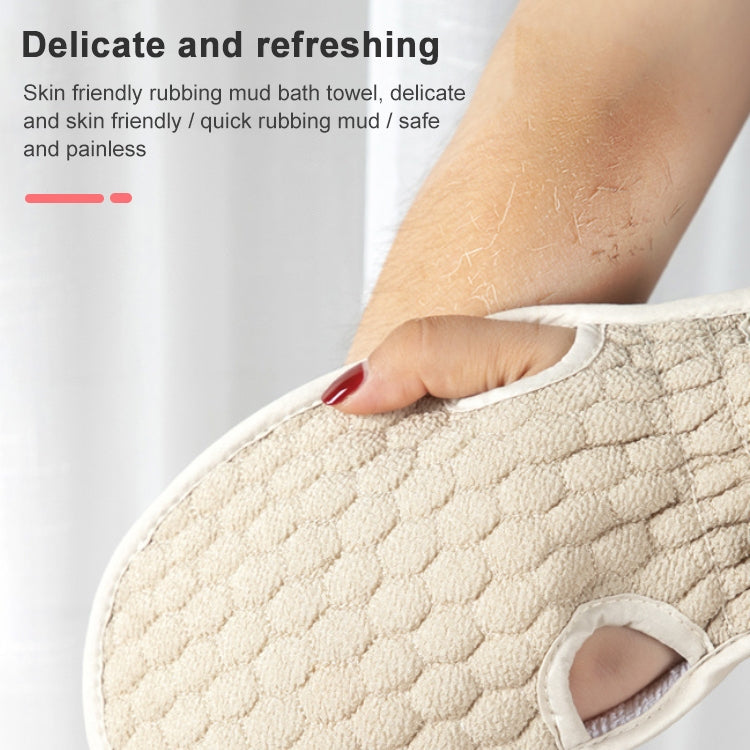 Bath Body Shower Gloves Skin Exfoliating SPA Massage Mitt Lattice Particles Washcloth
