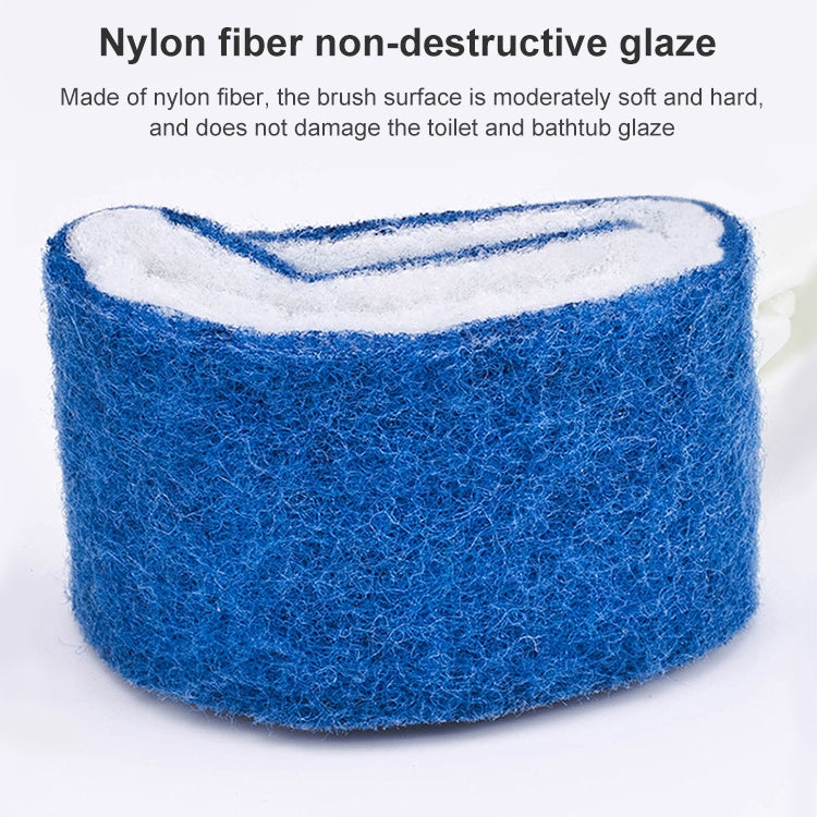 No Dead Corner Soft Bristles Disposable Toilet Brush