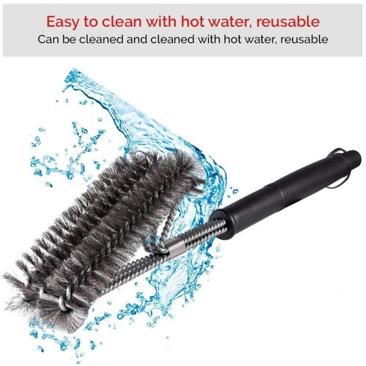 Large Barbecue Grill Pan Cleaning Wire Brush