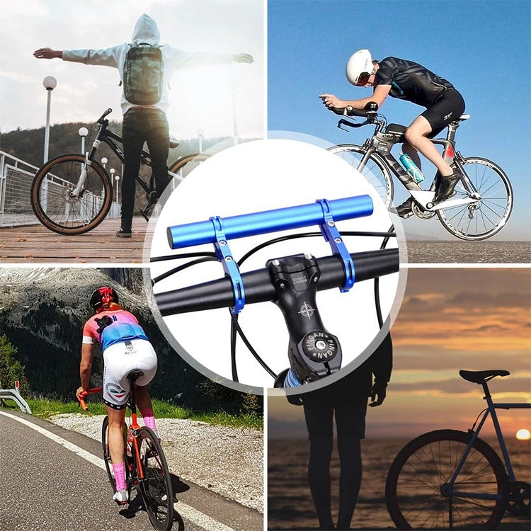 Cycling Handlebar Bike Flashlight Holder Handle Bar Bicycle Accessories Extender Mount Bracket
