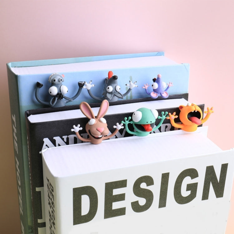 3D Stereo Animal Bookmark Creative Cute Funny Bookmark