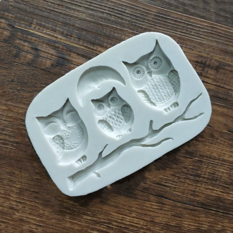 Owl Fondant Mold Cake Decoration Diy Dry Pais Chocolate Silicone Mold