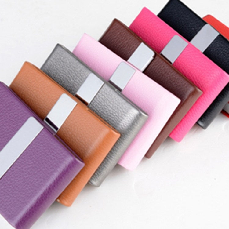 PU Cigarette Pack Creative Business Card Holder Men And Women Thin Cigarette Case