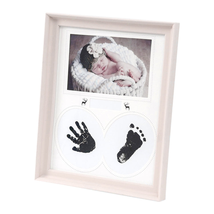Desk Hanging Photo Frame PVC Baby Foot Hand Print Ink Pad Bedroom Wall Birthday Pictures Albums