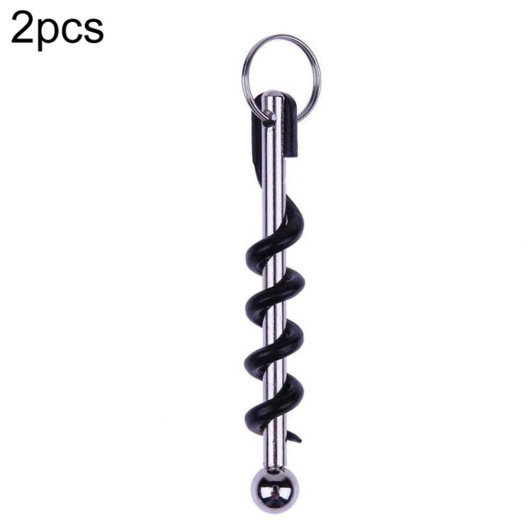 2 PCS Outdoor Creative Corkscrew Pocket Red Wine Tool