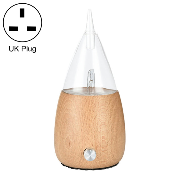 Waterless Diffuser Essential Oil Spray Wood Glass Aromatherapy Air Humidifier