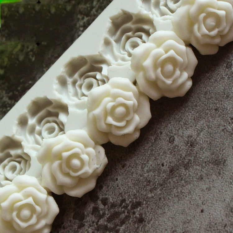 Rose Flower Silicone Mold Fondant Cake Decorating Tools Baking Tools