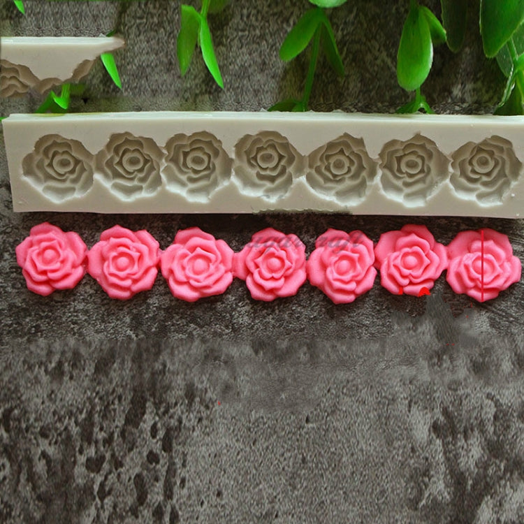 Rose Flower Silicone Mold Fondant Cake Decorating Tools Baking Tools