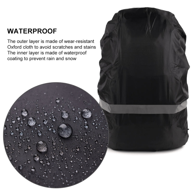 Reflective Light Waterproof Dustproof Backpack Rain Cover Portable Ultralight Shoulder Bag Protect Cover