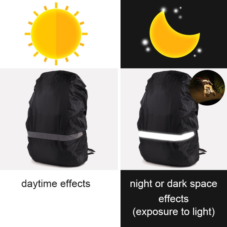 Reflective Light Waterproof Dustproof Backpack Rain Cover Portable Ultralight Shoulder Bag Protect Cover