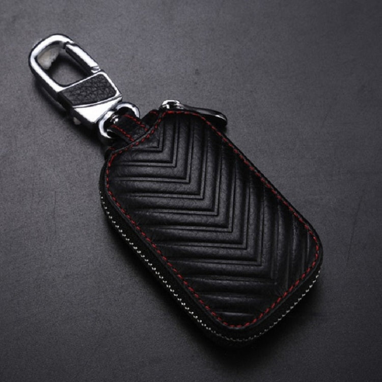 Multifunctional Hook Up Leather Car Key Bag