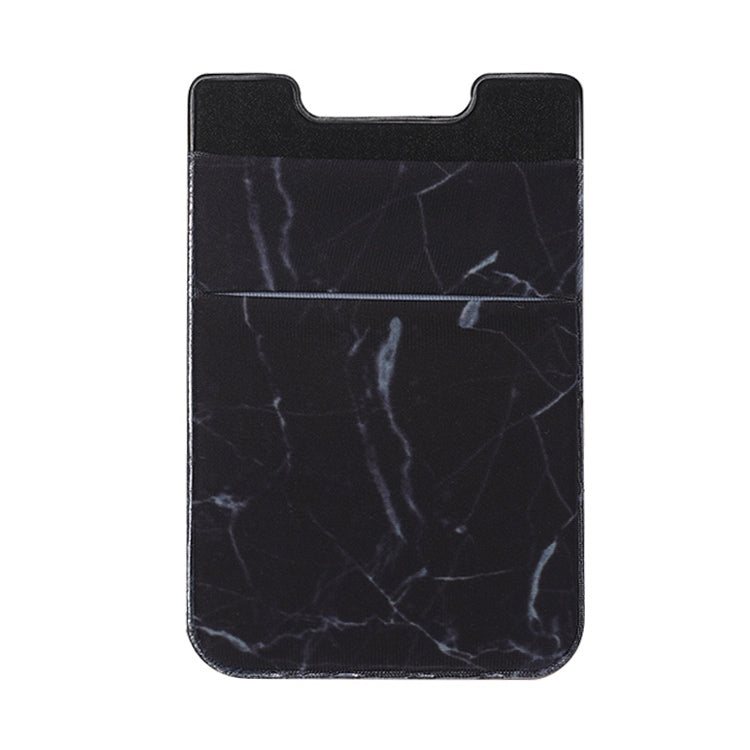 Marble Pattern Road Stretch Phone Back Plastic Card Holder Sticky Phone Clip