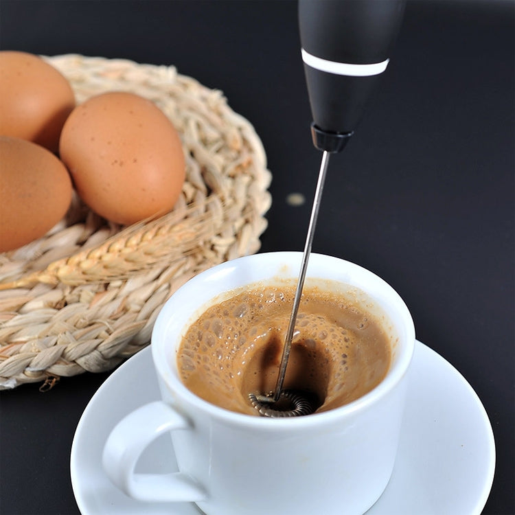 Kitchen Electric Hand-held Egg Beater Milk Coffee Mixer Stainless Steel Mini Handle Mixer