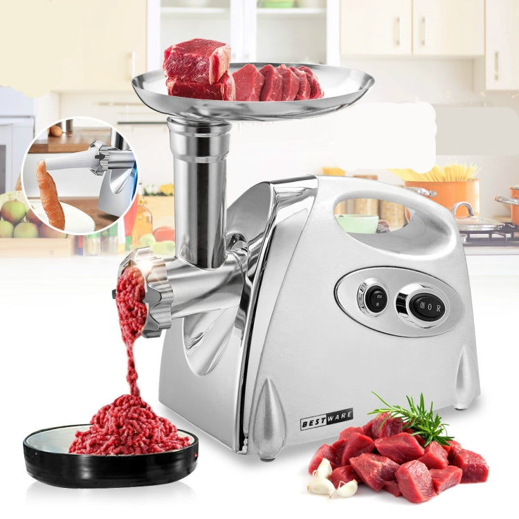 MGB -120A 250W Household Electric Multi-function Stainless Steel Kitchen Sausage Twisting Machine Meat Grinder