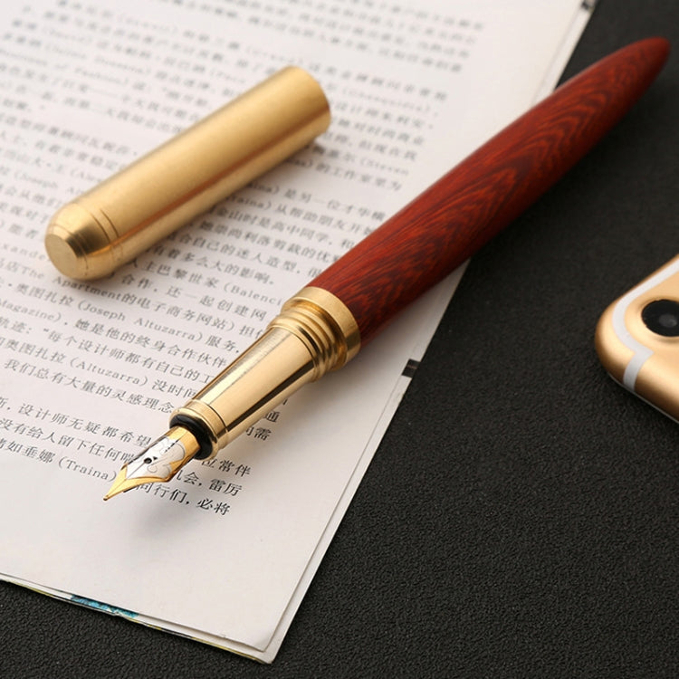 Luxury Wood Fountain Pen School Office Writing Ink Pen Stationery Gifts Supplies