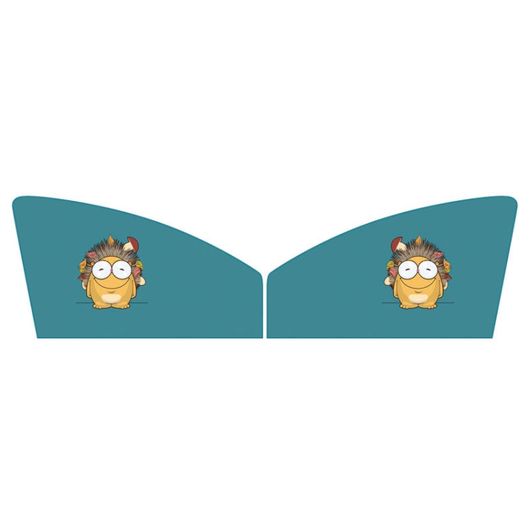 1 Pair Car Window Magnet Sunshade Curtain Heat Insulation Sun Block