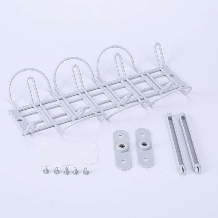 Cable Wire Rack Table Bottom Hanging Basket Shelf Organizing Plug-in Cable Board Storage Rack