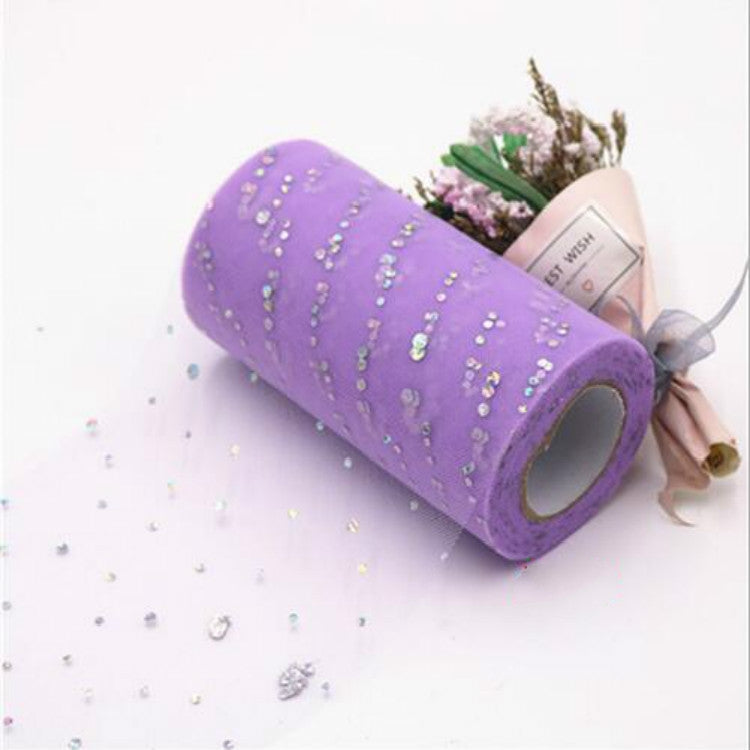 Tulle Roll 25 Yards 13cm Organza Laser Crafts Wedding Decoration Tulle Birthday Party Supplies
