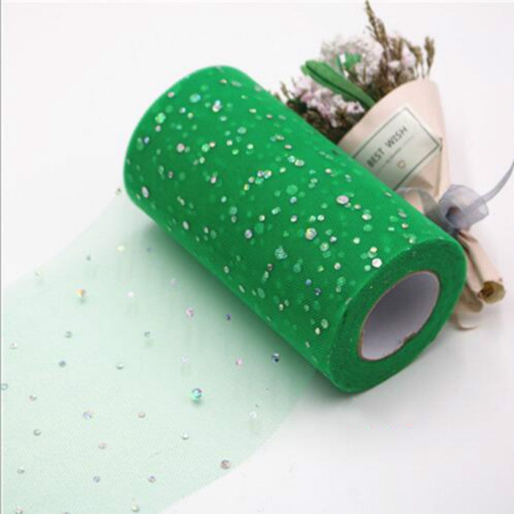 Tulle Roll 25 Yards 13cm Organza Laser Crafts Wedding Decoration Tulle Birthday Party Supplies