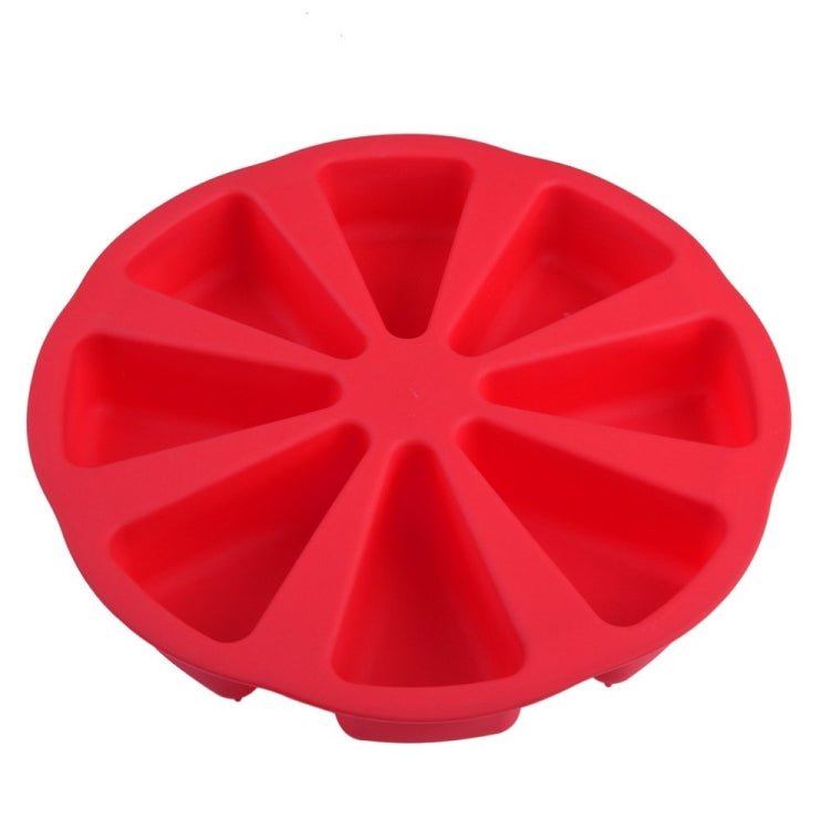 DIY Silicone Eight-point Triangle Mould Silicone Cake Mold Baking Tool, Random Color Delivery
