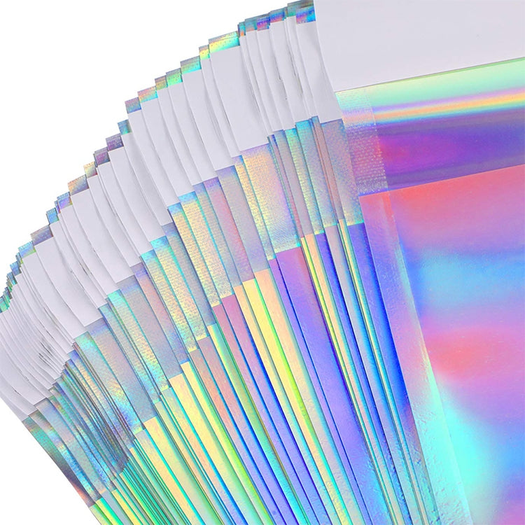 100 PCS / Set  Laser Self Sealing Plastic Envelopes Mailing Bags Gift Packaging Bags