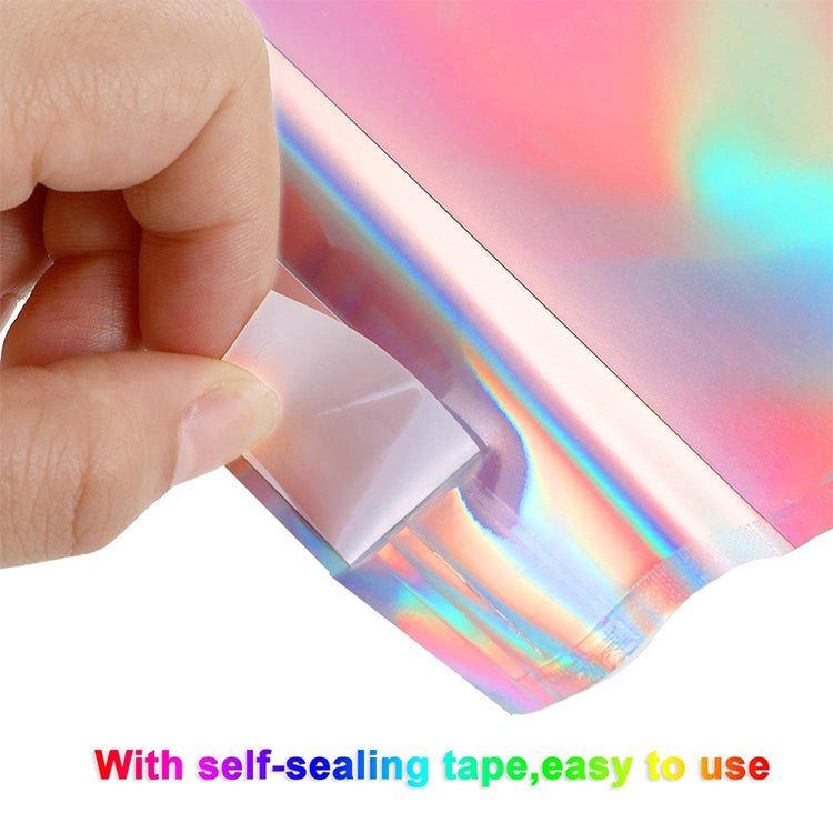 100 PCS / Set  Laser Self Sealing Plastic Envelopes Mailing Bags Gift Packaging Bags
