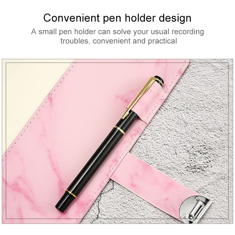 A5 Marble Texture Retro Password Lock Notebook Multifunctional Student Handbook Notepad