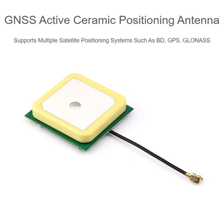 Waveshare 24095 GNSS Active Ceramic Positioning Antenna, IPEX 1 Connector