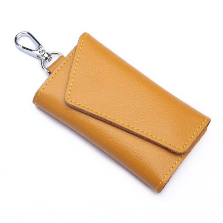 Multifunctional Litchi Texture Leather Keychain Bag Car Key Bag