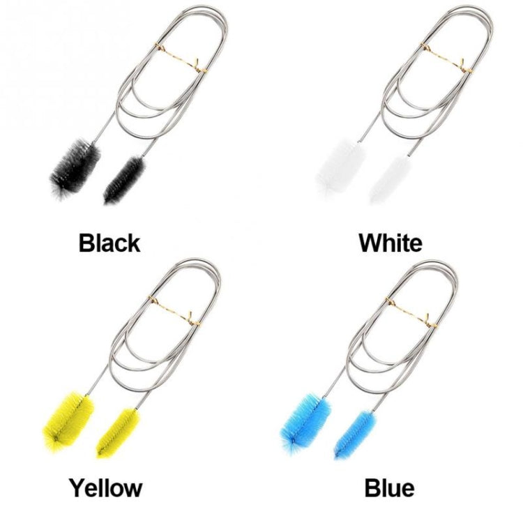 Kitchen Water Pipe Cleaning Brush Stainless Steel Cleaning Brush Spring Long Hair Brush