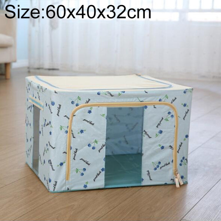Folding Storage Box Non Woven Fabric With Zipper Moisture-proof Clothes Storage Box