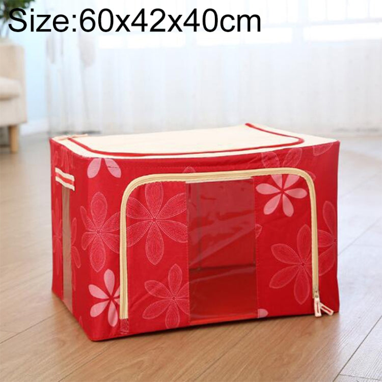 Folding Storage Box Non Woven Fabric With Zipper Moisture-proof Clothes Storage Box