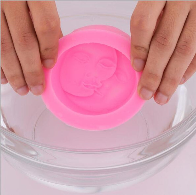 DIY Chocolate Cake Pudding Decoration Tool Face Silicone Model Baking Mold