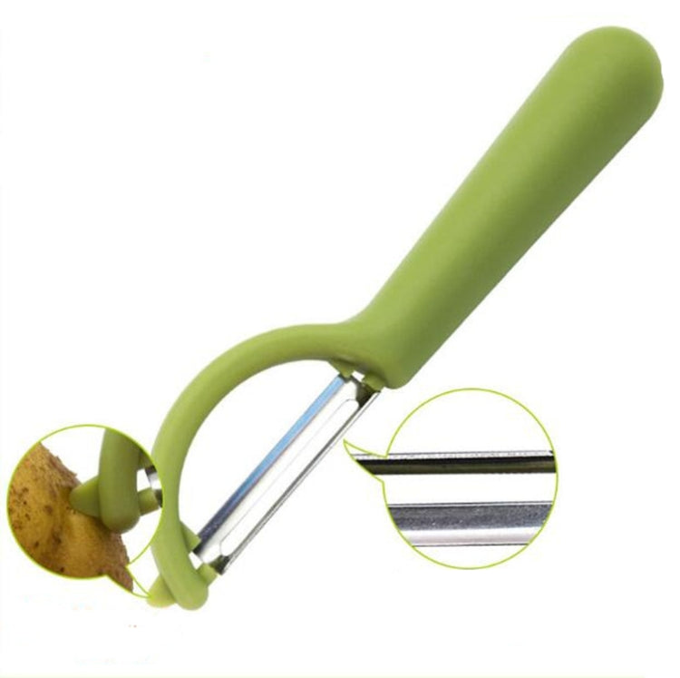 4个一卖 Stainless Steel Round Handle Peeler Sugar Cane Scraper  Fruit Plane
