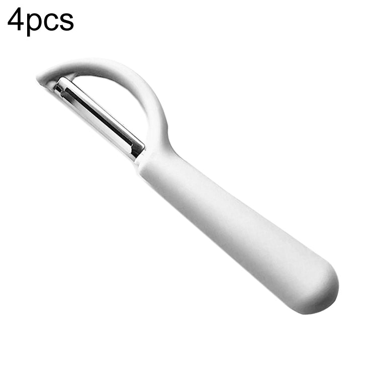 4个一卖 Stainless Steel Round Handle Peeler Sugar Cane Scraper  Fruit Plane