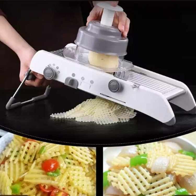 Multifunctional Long Stainless Steel Grater Slicer Chopper Crusher
