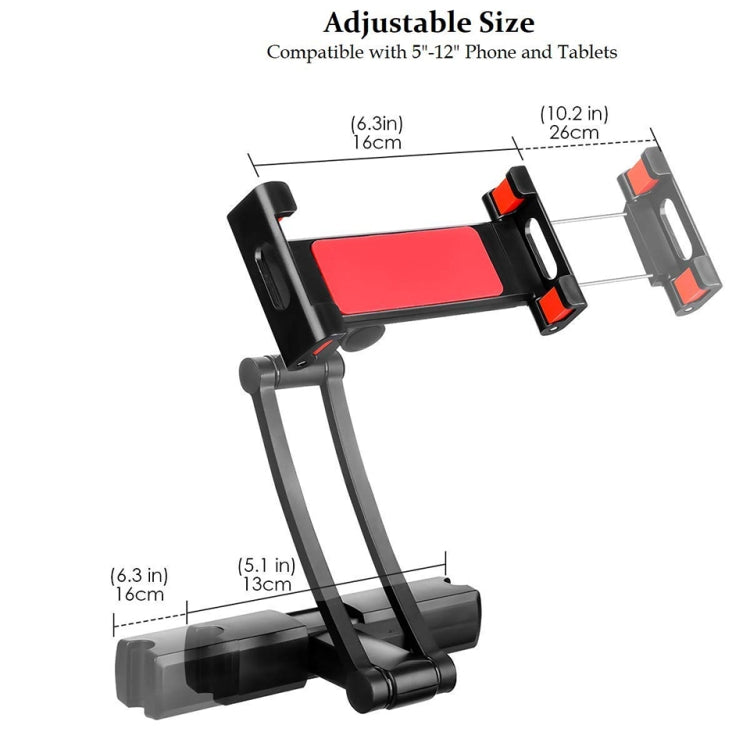 Universal 360 Rotation Holder Bracket Back Seat Car Mount