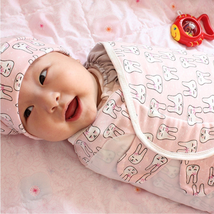 Spring  Summer Cotton Baby Infant Bags Towels Sleeping Bags Knitted Cloth Cap Set